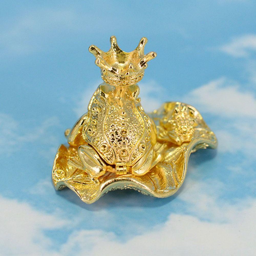 Populer Frog Display Holder DIY Craft Hadiah Properti Fotografi Sphere Support