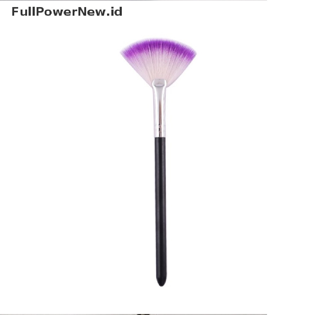 Power Purple Sikat Makeup Setengah Lingkaran Lembut Rambut Persia Highlight Foundation Brush ID