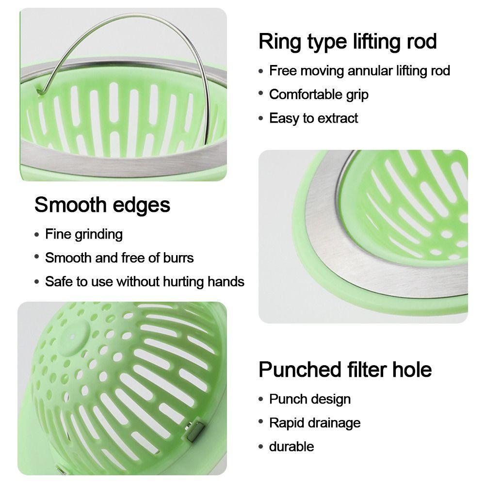 Populer 2Pcs Saringan Wastafel Kamar Mandi Shower Cleaning Stuff Cover Water Sink Plug Food Hair Stopper