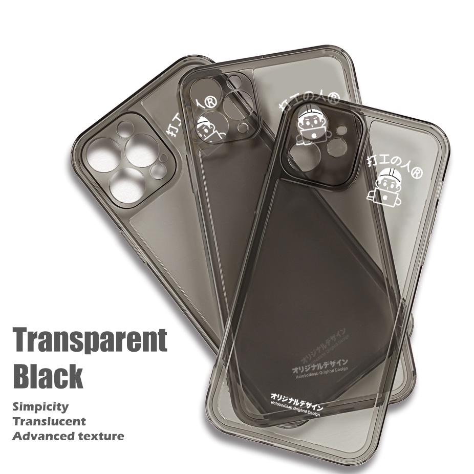 [SatSet.ind] [T WJ] Soft Case TPU Transparan Motif Ilustrasi Simpel Untuk Iphone 13 14 Pro XS Max X 