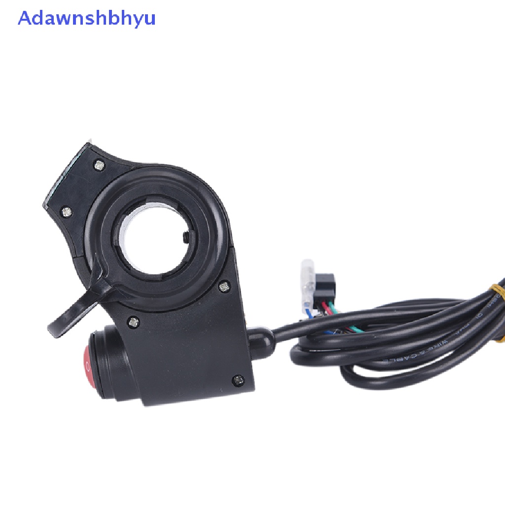 Adhyu Finger Thumb Throttle Skuter Elektrik Dengan Power Switch LED Display Switch Grip ID
