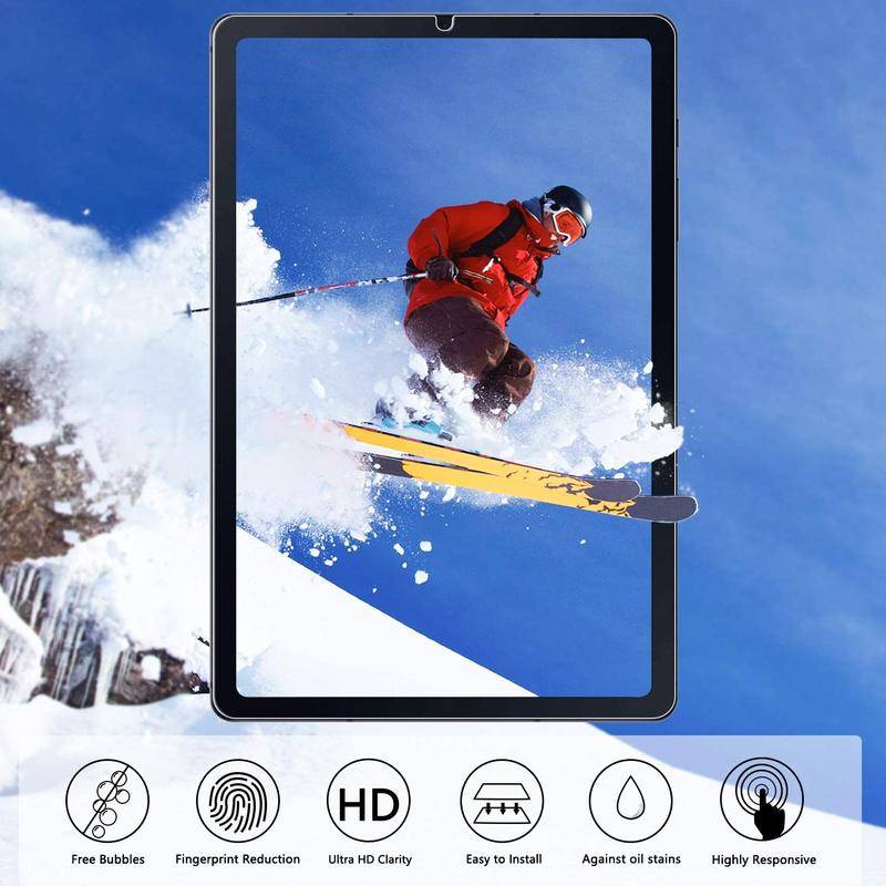 2pcs Untuk Samsung Galaxy Tab S8 S7 Plus Ultra S6 A7 Lite A8 S5e T500 T220 Tablet Tempered Glass Pelindung Layar Cover Untuk Samsung Tab A 8.0 8.4 10.1 10.5 Layar Tahan Ledak