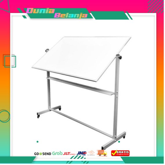 

Papan Tulis Dengan Kaki 180x100 Cm - Putih