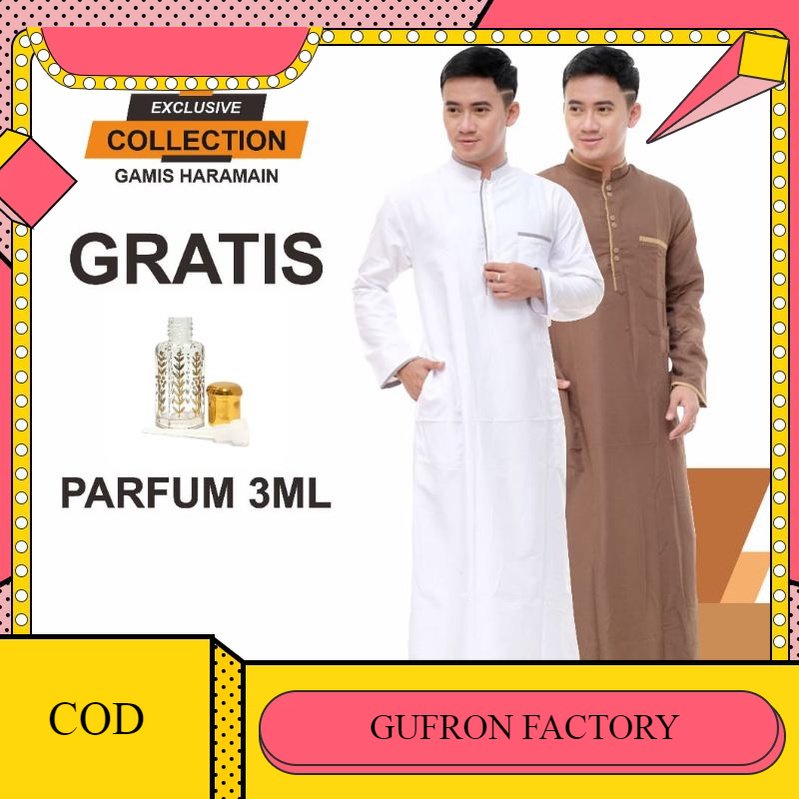 [COD] GAMIS PRIA JUBAH PRIA JUBAH GAMIS PRIA MODEL HARAMAIN