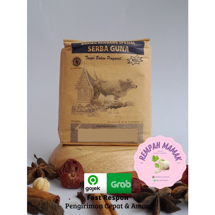 

[Bumbu Dapur] Bumbu Rendang Padang 1kg / bumbu rendang spesial serba guna