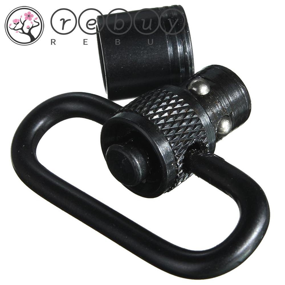 REBUY High Quality Sling Swivel Mount Ring Knurled Swivel Mount Strap Buckle Pattern Outdoor Tools Carabiner Metal Quick Detach Release/Multicolor