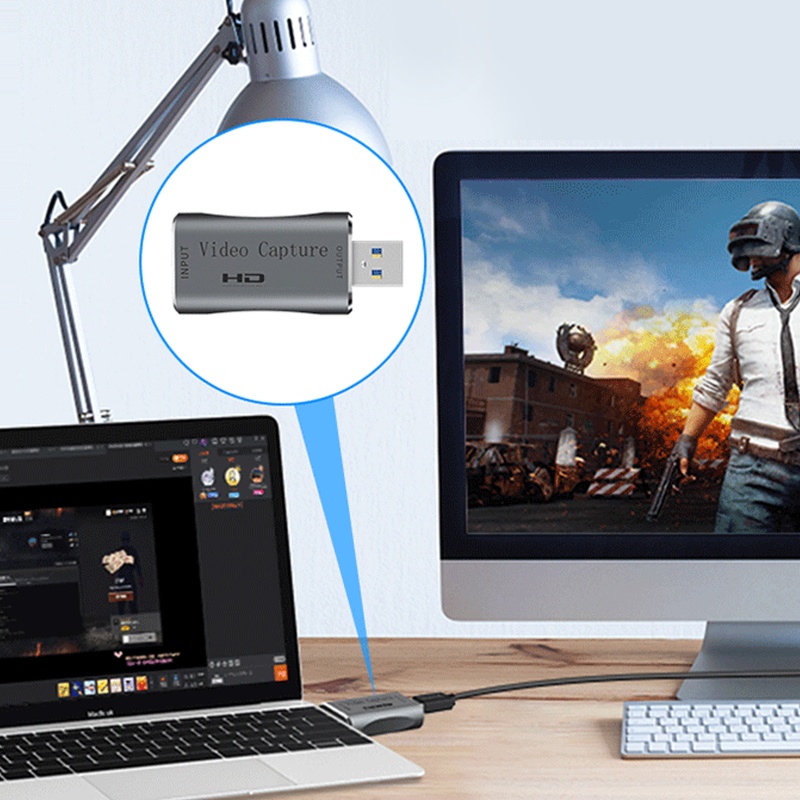 Zzz USB3.0 Vedio Capture Card Support Video 4K60hz Dan Untuk Komputer Siaran Online Mengajar Gaming