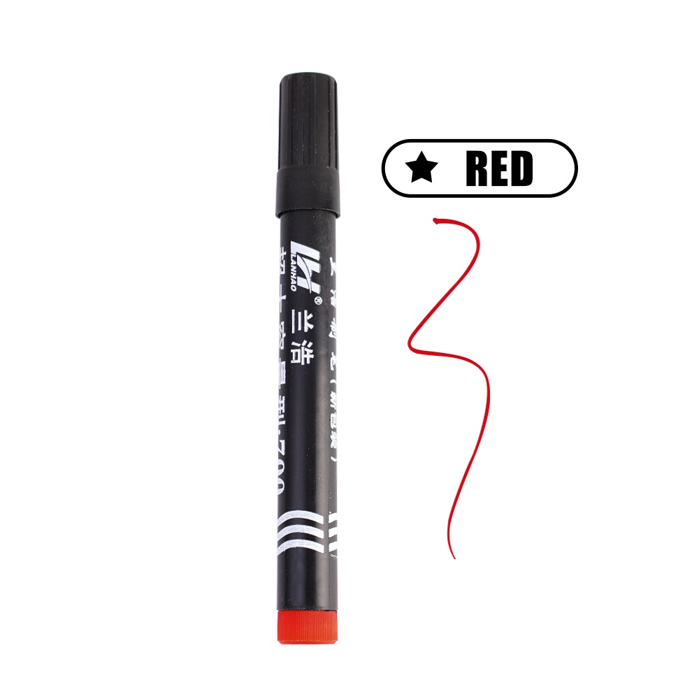 [Harga Grosir] Waterproof Paint Marker Pen Spidol Berminyak Cepat Kering Gel Pen Gambar Seni Coret Pulpen Hitam Biru Merah Spidol Permanen Siswa Lukisan Sketsa Spidol