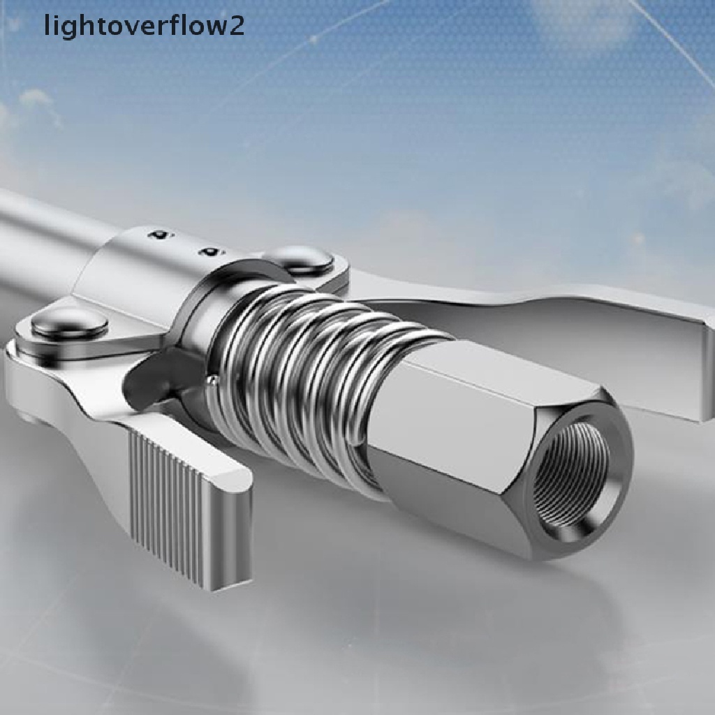 [lightoverflow2] Grease Tool Coupler Heavy-Duty Quick Lock and Release Double Handle [ID]