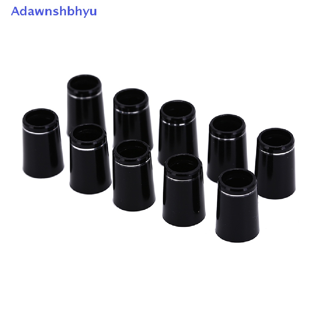 Adhyu 10pcs Ferrules Golf Bahan Plastik Dengan Adaptor Poros Golf Cincin Ganda 9.5 * 19 * 13.4 ID