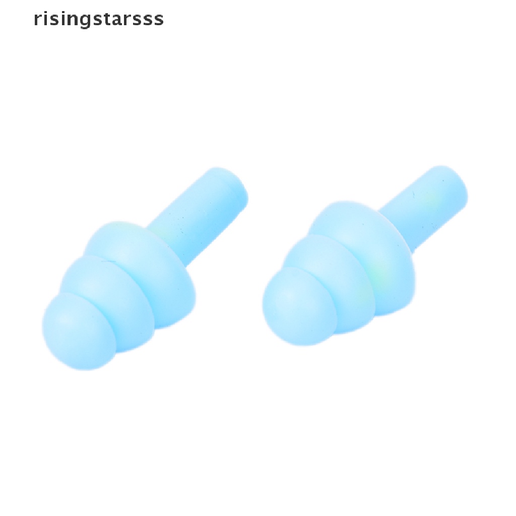 Rsid Span-new 10pasang Penyumbat Telinga Renang Silikon Lembut Anti-Noise Ear Plug Jelly