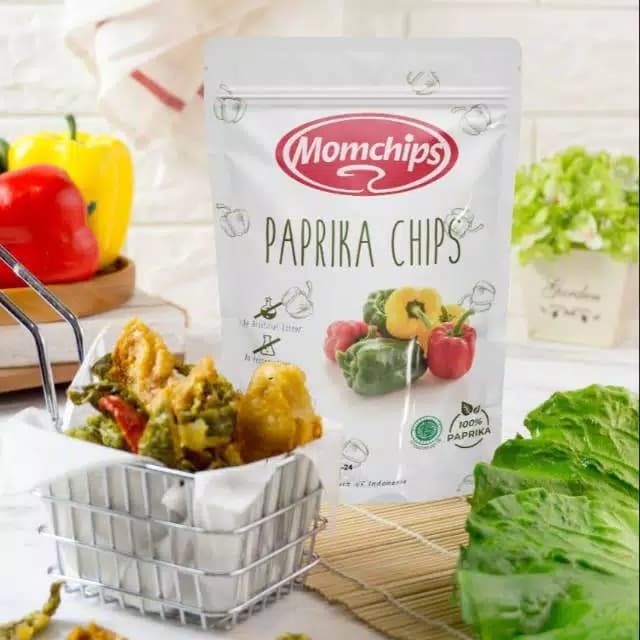 

DISKON NGEMIL/ Keripik Paprika - Paprika chips - Momchips paprika, Healthy snack - PAPRIKA