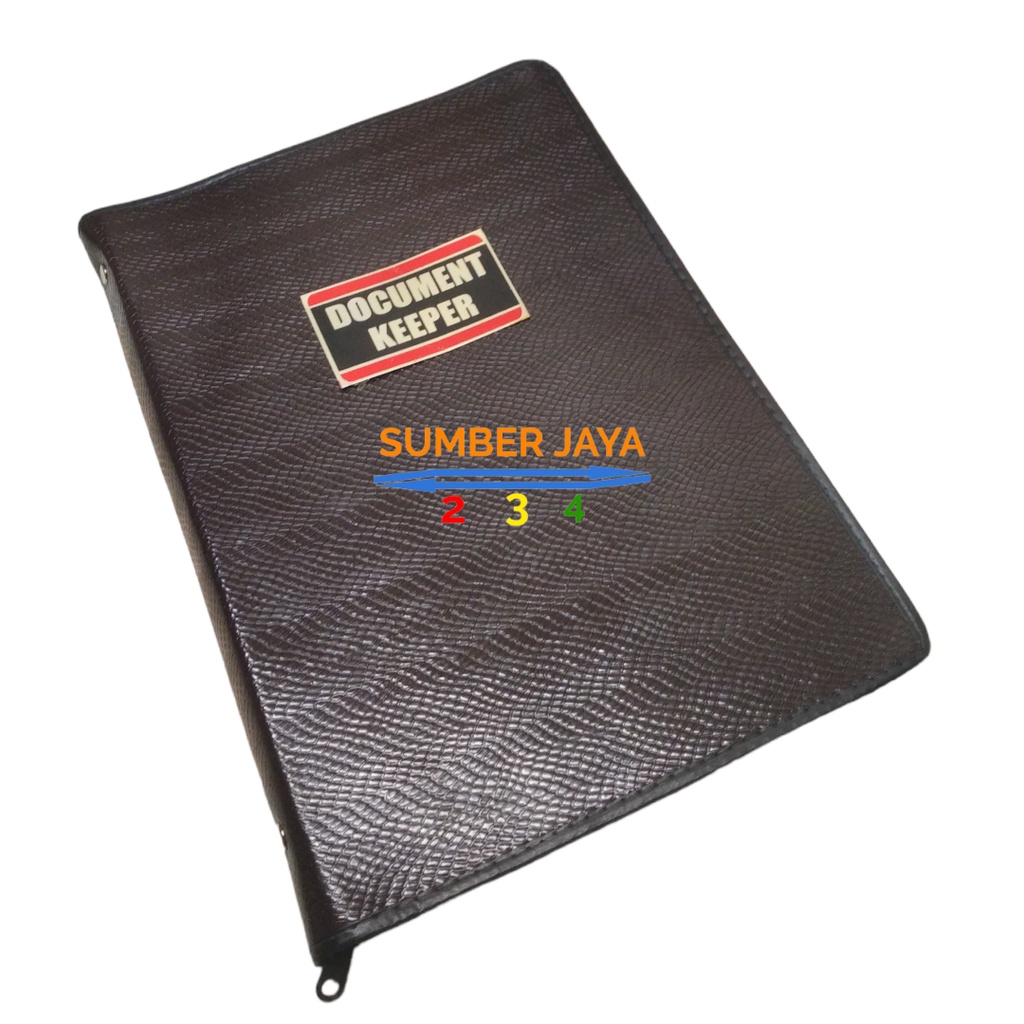 DOKUMEN KEEPER KULIT ISI 20 POCKET/ DOCUMENT KEEPER RESLETING KULIT