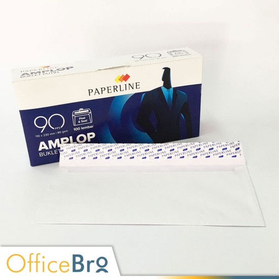 

(5pc) Amplop Putih Polos PaperLine / PPL 90 (11x23cm)
