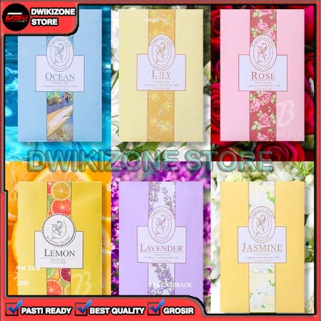 [GROSIR] PEWANGI PENGHARUM PARFUM GANTUNG  RUANGAN AROMATERAPI LEMARI LACI PAKAIAN FRESH KAMAR MANDI TOILET