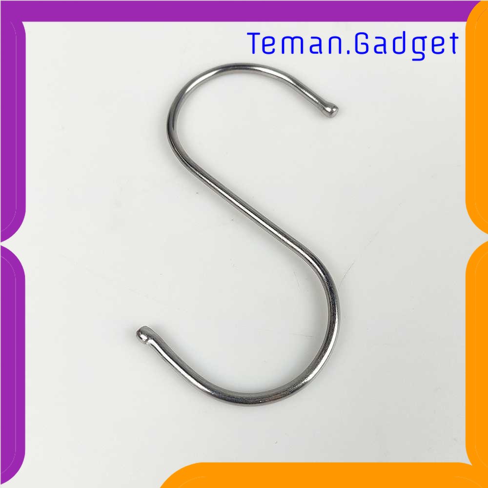 TG - ART Hanger Gantungan S Type Hook Stainless Steel 10 PCS - M127