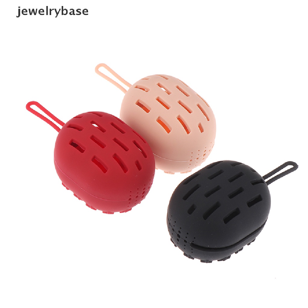 [jewelrybase] Tempat Spons Makeup Blender Makeup Travel Case Silikon Kosmetik Sponge Holder Butik