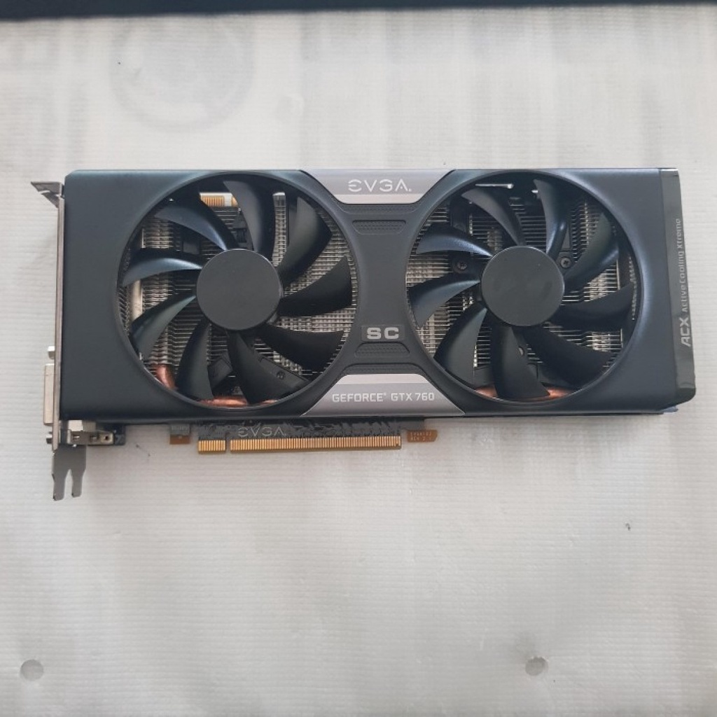 EVGA GeForce GTX 760 GTX760 2GB GDDR5 256 Bit T2