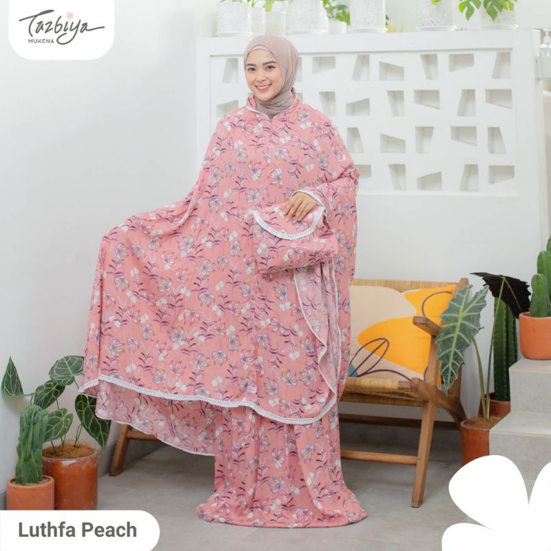 MUKENA TAZBIYA ALLOVER 2IN1 LUTHFA SERIES ALLSIZE