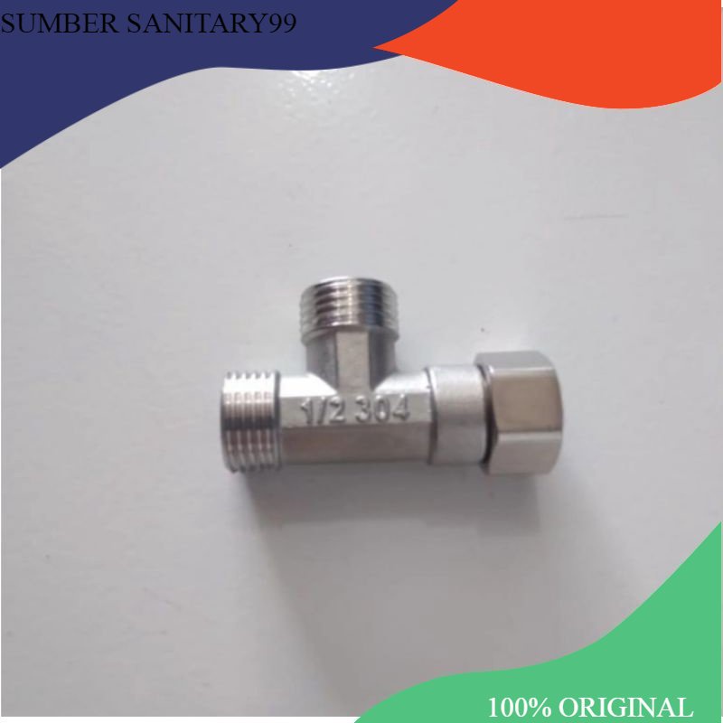 Tee closet/Tee Jet Shower1/2" steanless