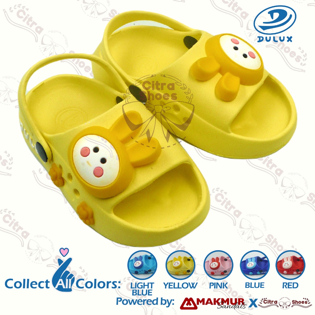 Citra Shoes Kids Sandal Anak Perempuan Uk 24 - 29 / Sandal Anak Motif Bunny Lucu / Sandal Anak Perem