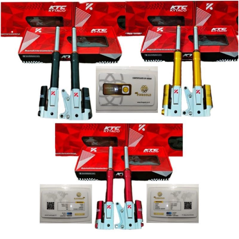 Shockbreaker Ktc Kytaco Shock Depan Mio Smile Mio M3 Mio J Fazzio Ktc Kytaco Suspension Ktc Kytaco