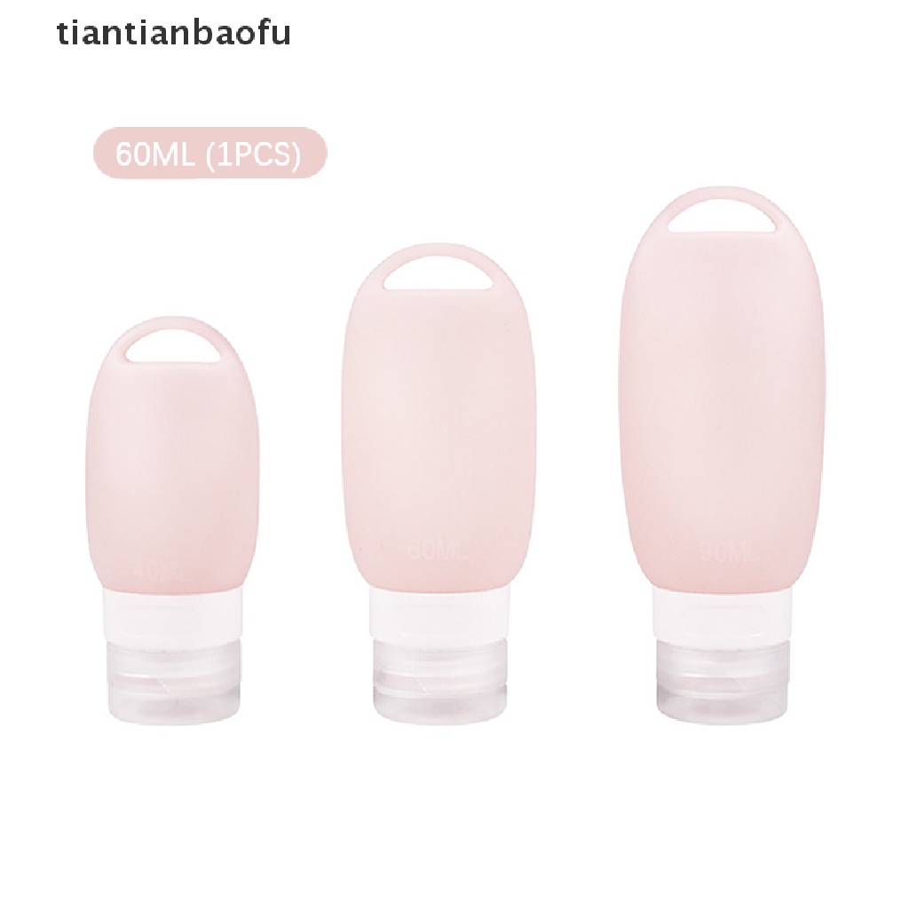 [tiantianbaofu] Botol Kosong Silicone Travel Kit Packing Press Bottle Untuk Butik Wadah Sampel Kecil