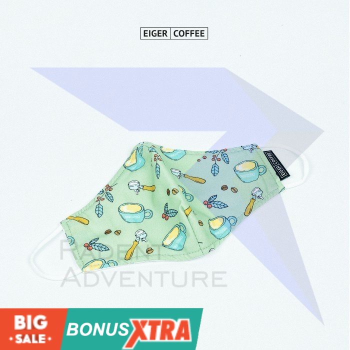 Masker EIGER1989 COFFEE MASK ORIGINAL Murah Keren Kopi  KEREN AWET