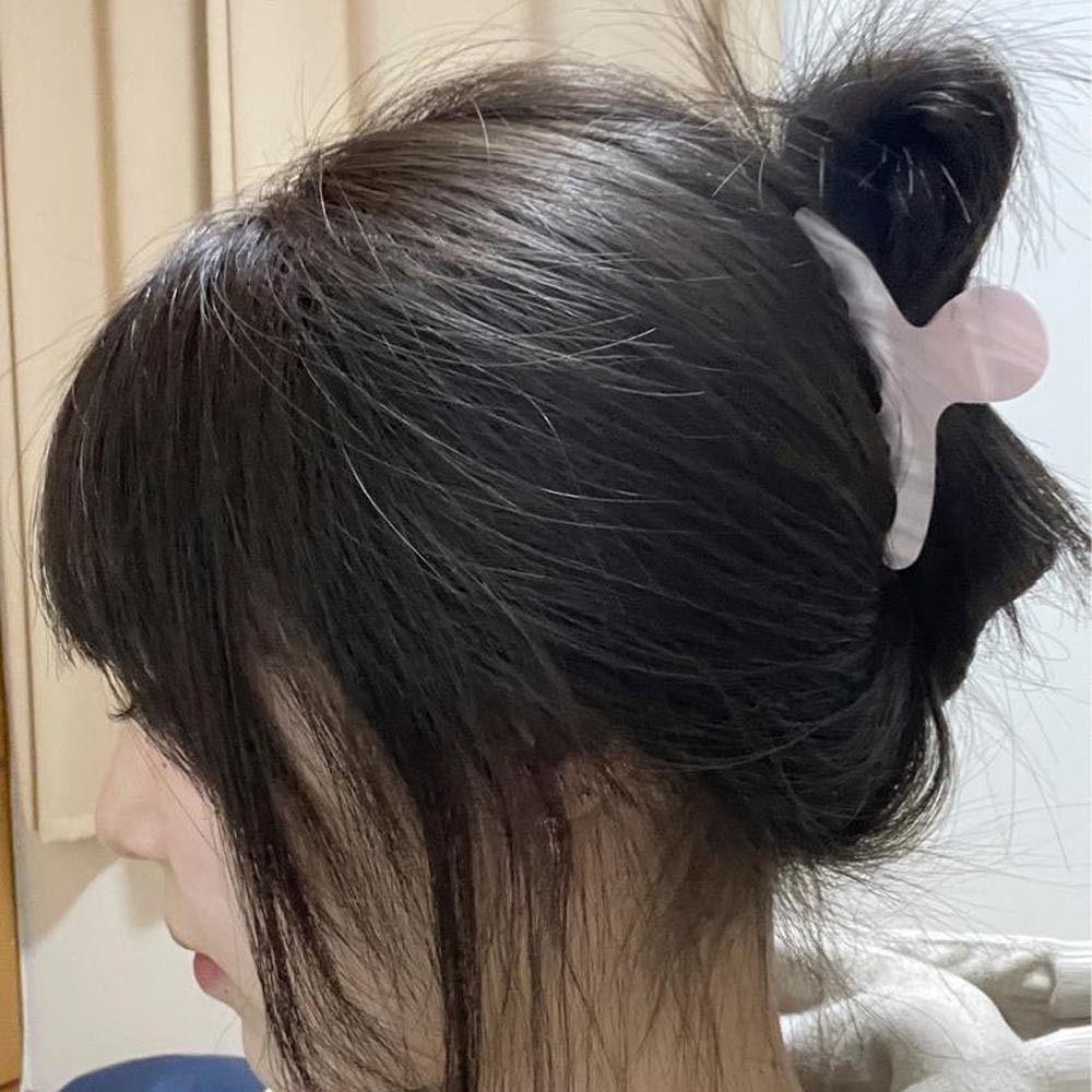 Needway Asetat Rambut Cakar Temperamen Manis Untuk Perempuan Jepit Rambut Kecil Baru Heardress Fashion Hiasan Kepala Korea Hiu Klip