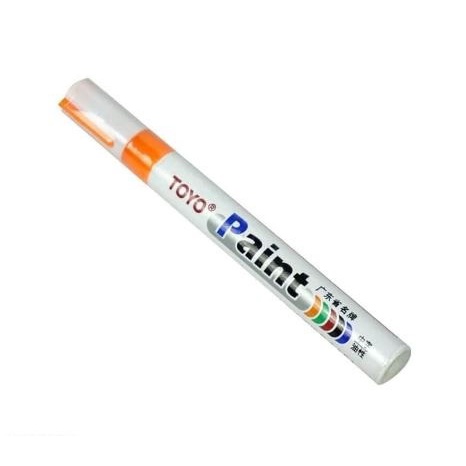 

Spidol Ban Toyo Paint Marker Original Silver Merah Putih Kuning Gold - Orange