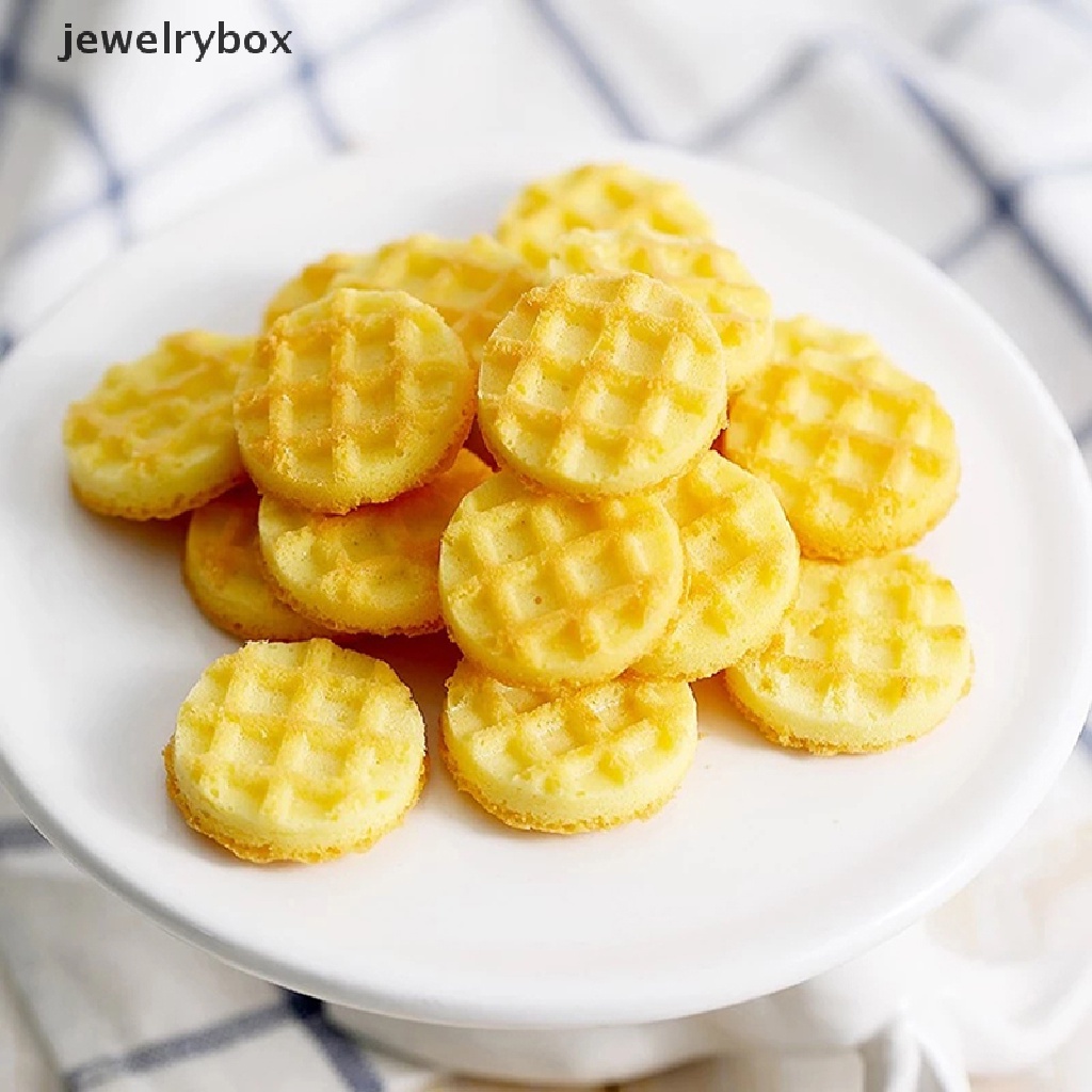 [jewelrybox] Cetakan Silikon Waffle DIY Alat Pembuat Waffle Bulat Praktis Cetakan Coklat Butik