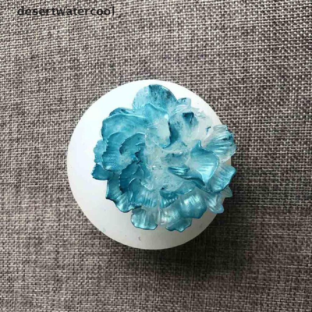 Deid Cetakan Bunga 3D Silikon Rose Resin Mold DIY UV Epoxy Decor Craft Tool Martijn