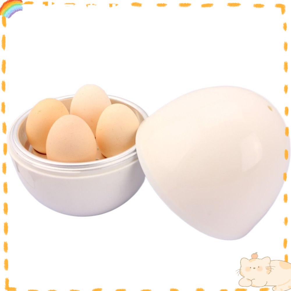 Solighter Egg Shape Steamer Egg Tools Cooker Alat Kukus Perebus Anti Lengket4 Egg Poacher