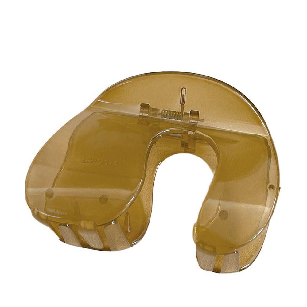 Agustina U-shape Hair Claw Elegan Fashion Retro Untuk Gadis Hiu Klip Hiasan Kepala Ponytail Holder Temperamen Untuk Wanita Women Hair Clips