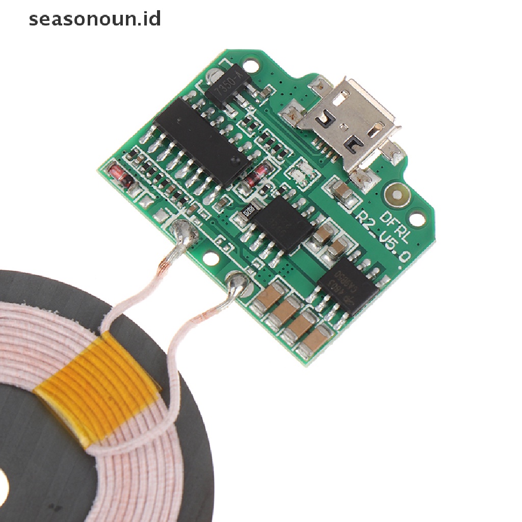 Seasonoun 10W QI Wireless Charger Modul Micro USB Transmitter PCBA Circuit Board Coil.