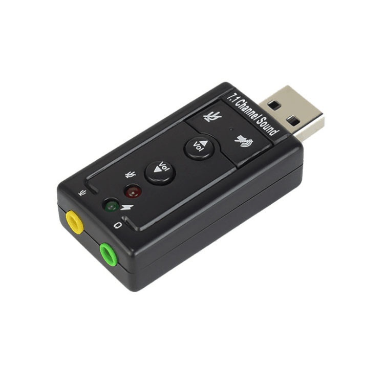 USB Virtual 7.1 Channel Sound adapter / USB Sound card7.1  / Laptop desktop computer sound card adaptor