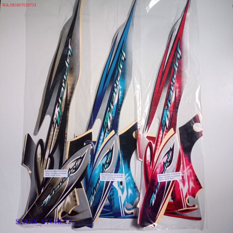(ORI) Striping Sticker Yamaha Jupiter Z Std Burhan 2008 2009 KUALITAS ORIGINAL PABRIK