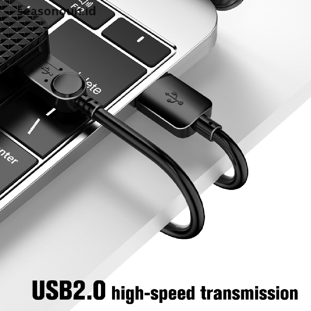 Seasonoun 1Pcs Kabel USB Mini USB To USB Fast Data Charger Cable Untuk MP3 MP4 Player Mobil DVR GPS Kamera Digital HDD Mini USB Extension Head Charging Wire Kabel Data V3.