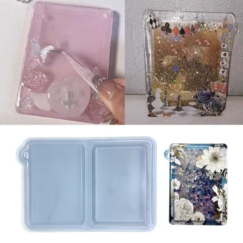 SIY Photo Frame Resin Shaker Mold,Silicone Quicksand Mould Resin Shaker Molds Resin Epoxy Casting Shaker Mould for DIY C