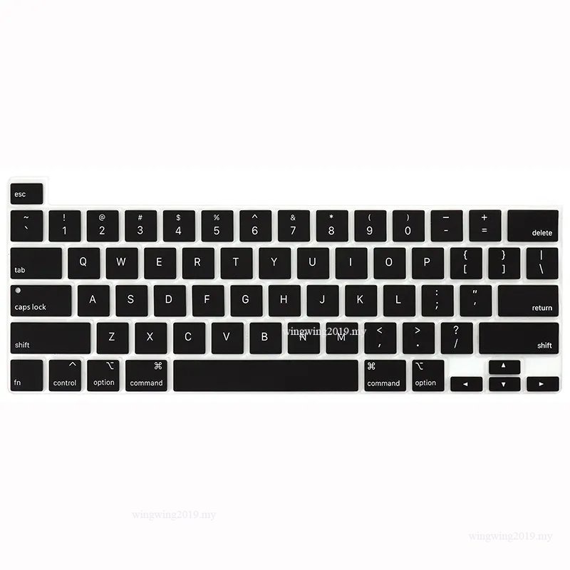 Us layout Silikon Pelindung keyboard Untuk 2020 Macbook Pro 13a2289 A2251 A2338 Pro 16 A2141 keyboard cover