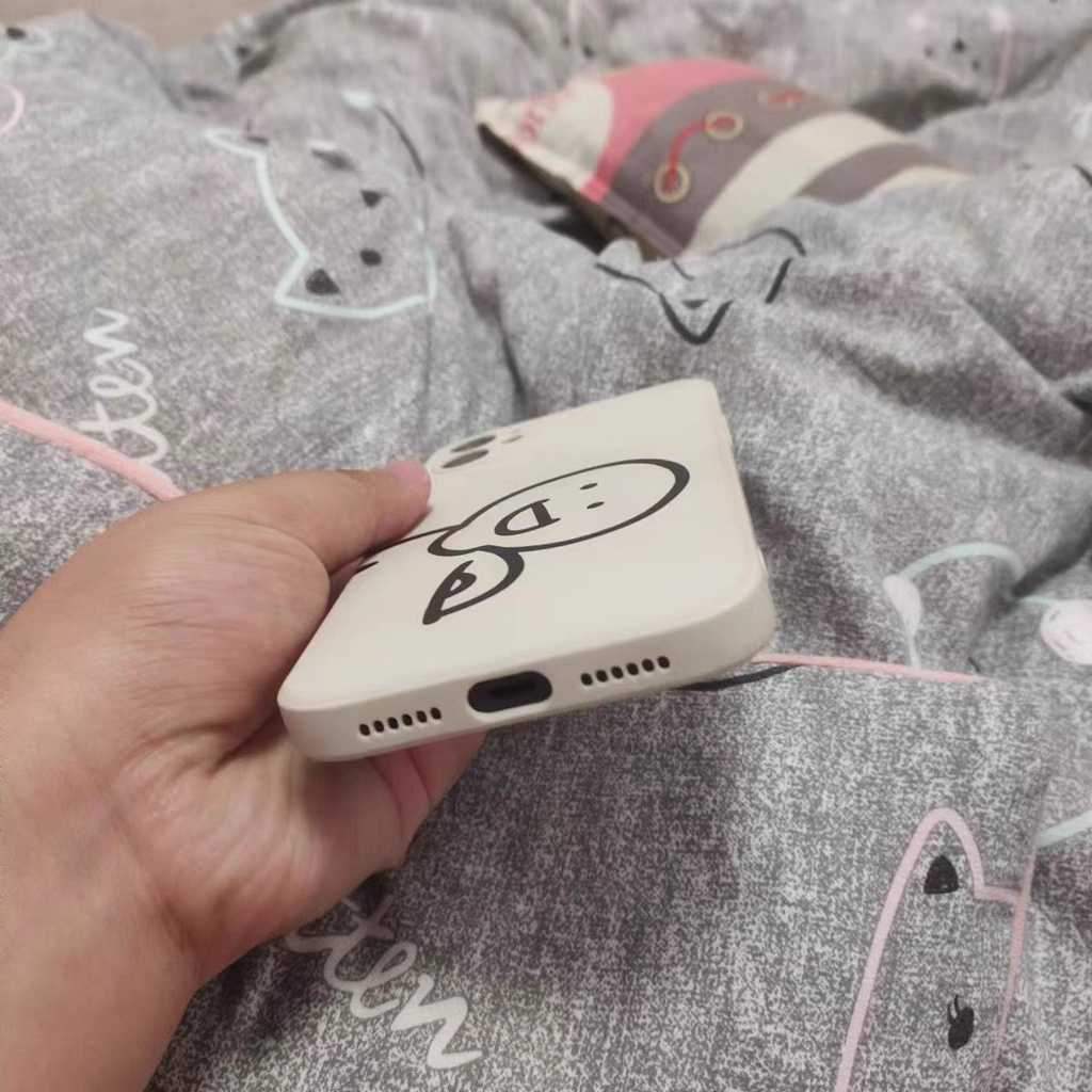 IPHONE Ins Matchman Pola Cocok Untuk Iphone14 14pro 14plus 13 13pro 13prm iPhone12 7Plus 8Plus Xr XS 13 Pro Max Empat Sudut Casing Ponsel Tahan Guncangan