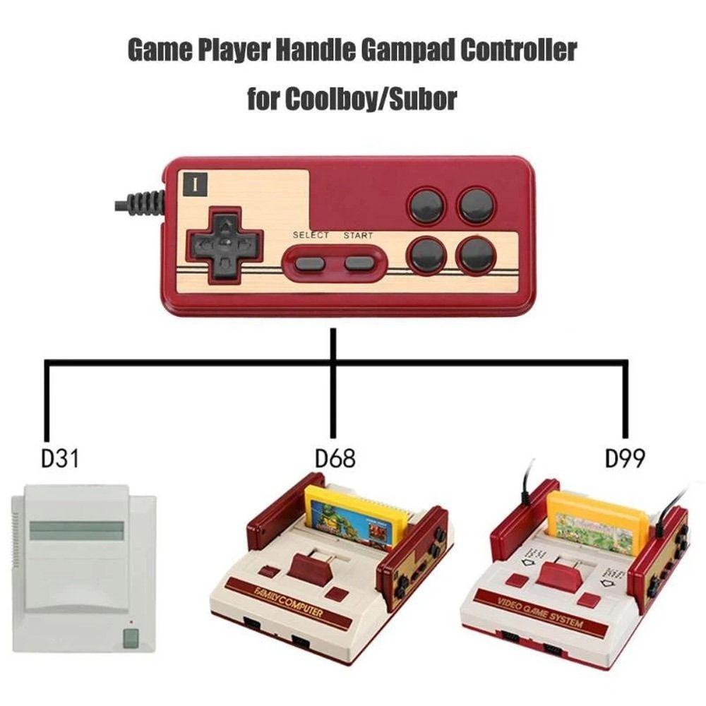 POPULAR Controller Game Populer 9pin Untuk Gamepad Plug-and-Play NES Games