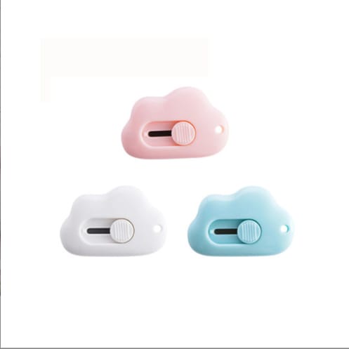 GPO Cutter Mini Karakter Awan Pisau Pemotong Mini Portable