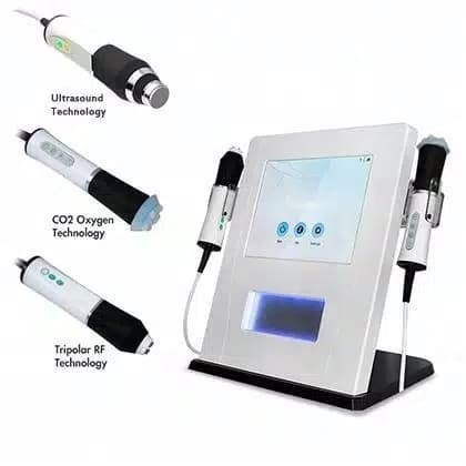 Alat skin treatment Oxygeneo 3 in 1 ultrasound rf radio frequency oxygen