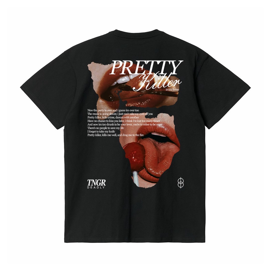 [COD] TNGR Deadly T-Shirt PRETTY KILLER Black Tees /