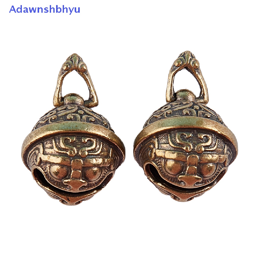 Adhyu Gluttony Brass Handicraft Key Car Button Bronze Bell Gift Decoration Pendant ID