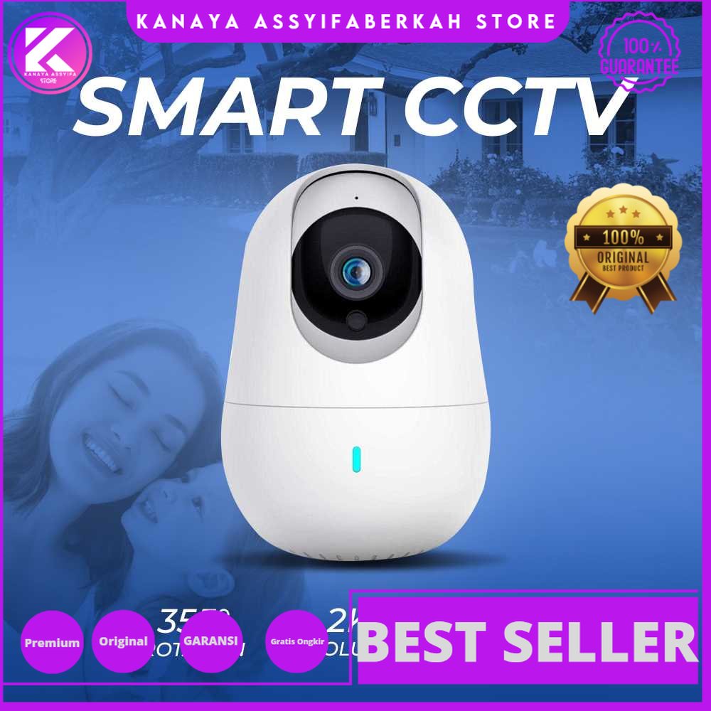 V380 Cucurbit Kamera CCTV WiFi PTZ Smart Camera 2K - Q11