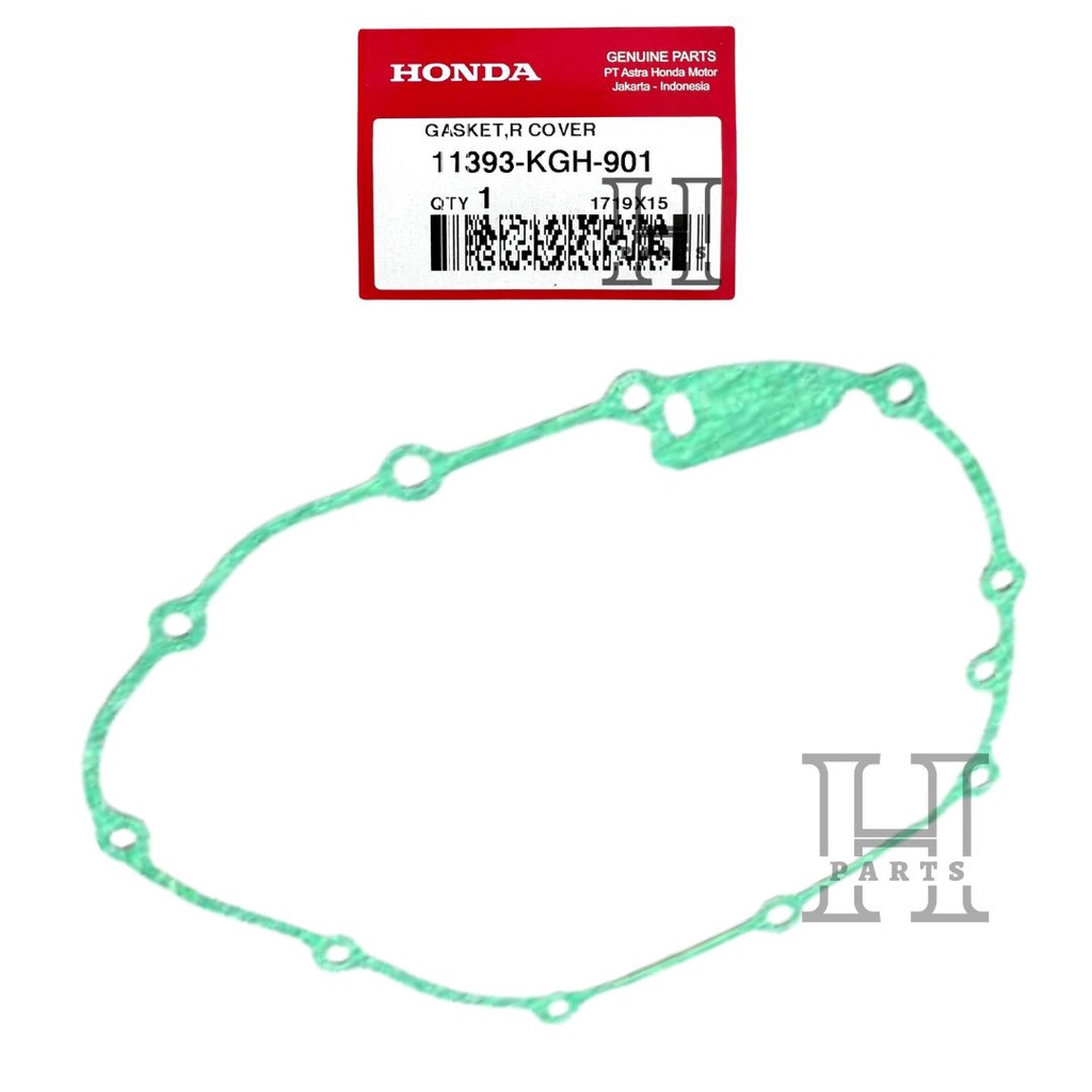 PAKING GASKET BAK BLOK KOPLING KANAN R COVER CB CS1 CBR 150 2012 2013 2014 2015 2016 11393-KGH-901 ASLI ORIGINAL AHM HGP HONDA