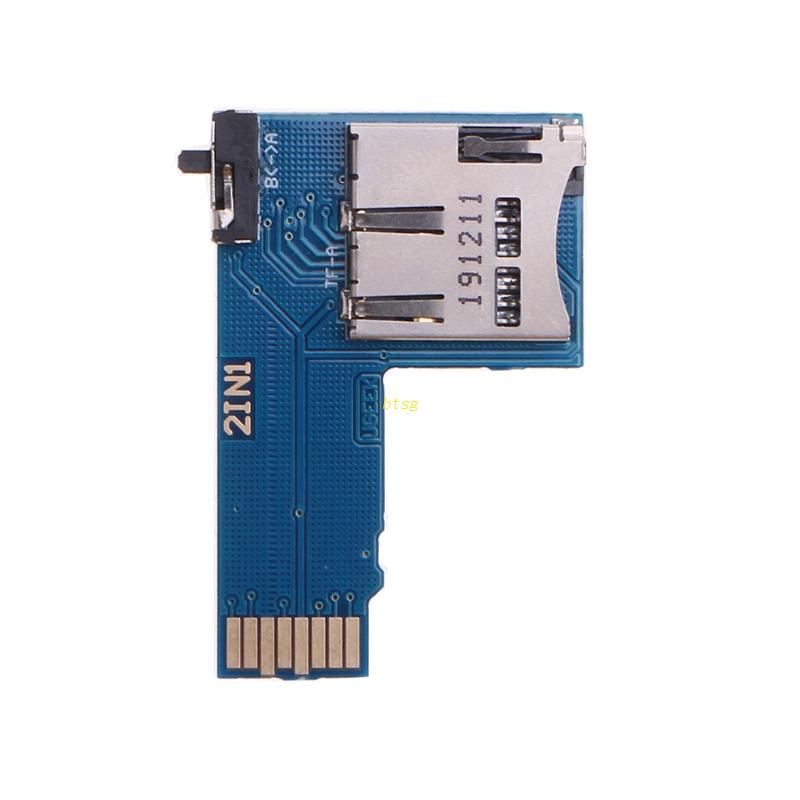 Btsg 2in1 Papan Penyimpanan Kartu Micro SD/TF Dual System Memory Card Pasang Shield
