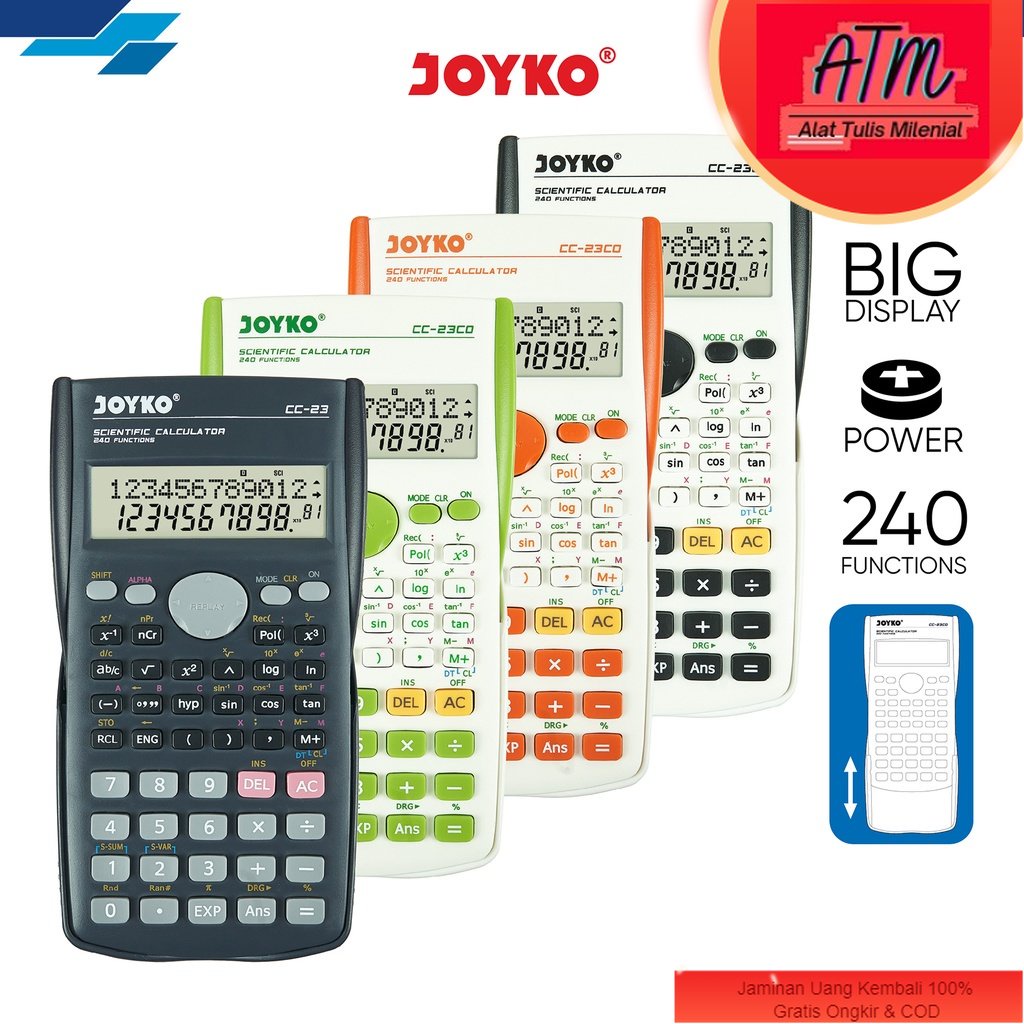 

Calculator Kalkulator Joyko CC-23 Scientific 240 Functions